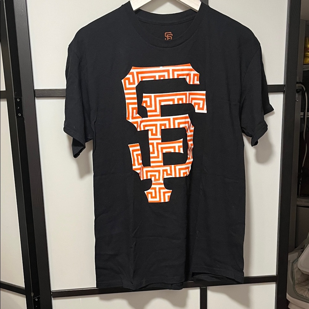 San Francisco Giants Gigantes Black Graphic T-Shirt Men's Size Large